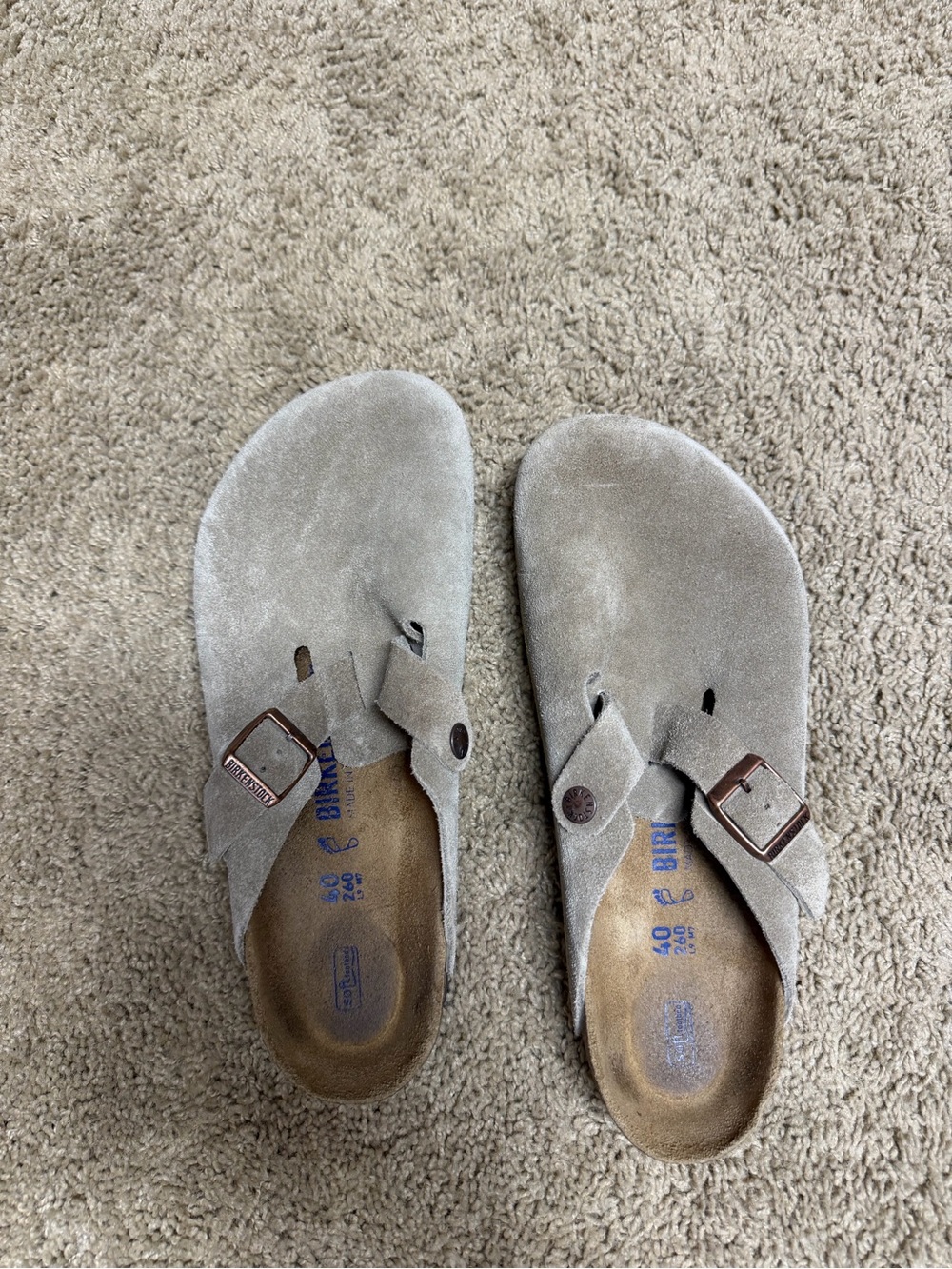 Birkenstock Boston Suede